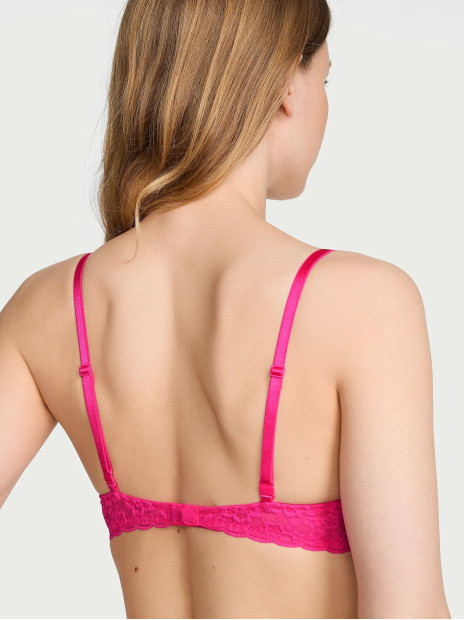 Комплект білизни Victoria's Secret Sexy Tee Sophia Lace Push-Up - колір Haute Pink Комплект білизни Victoria's Secret Sexy Tee Sophia Lace Push-Up - колір Haute Pink
