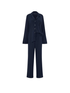 Модалова піжама Victoria's Secret SoSoft™ Modal Long Pajama Set - колір Noir Navy
