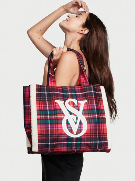 Картата сумка Victoria's Secret Plaid Bag