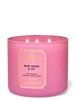 Свічка Rose Water & Ivy Bath and Body Works