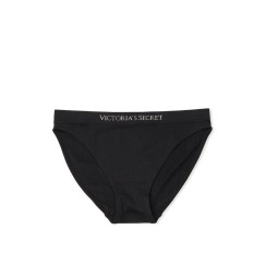 Безшовні трусики бікіні Victoria's Secret - колір Black