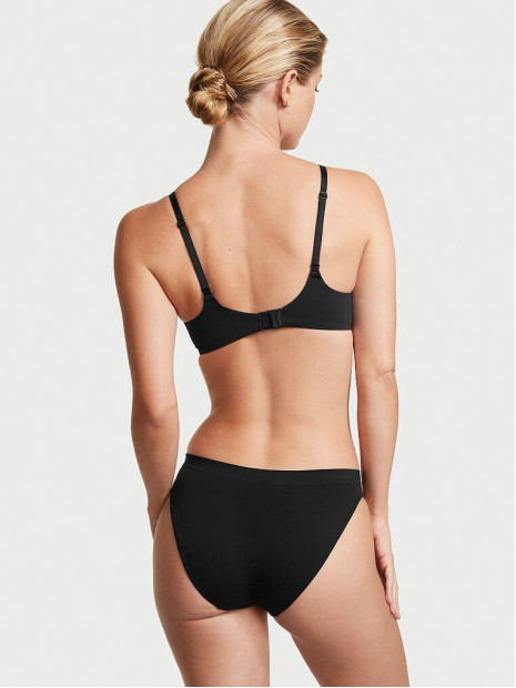 Безшовні трусики бікіні Victoria's Secret - колір Black
