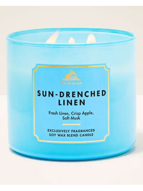 СВІЧКА SUN-DRENCHED LINEN Bath and Body Works