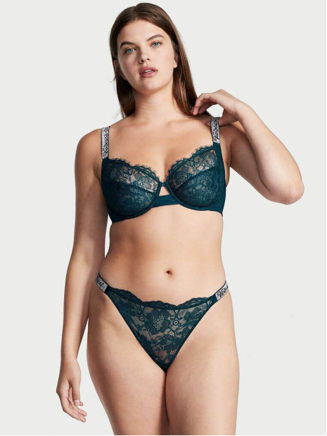 Трусики стрінги зі стразами Shine Strap Panty Victoria’s Secret