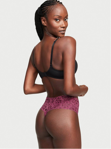 Високі мереживні трусики танга Victoria's Secret