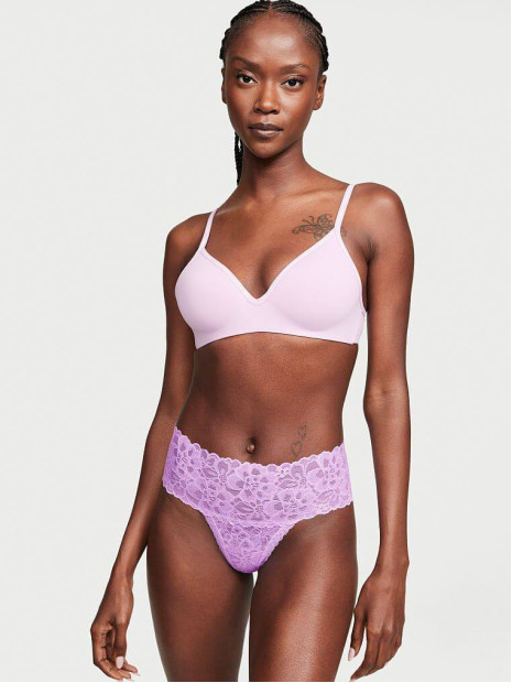 Високі мереживні трусики танга Victoria's Secret