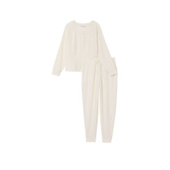Піжама Glow Waffle Henley Jogger Set Victoria's Secret
