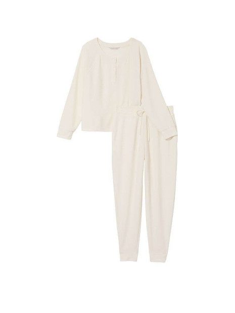 Піжама Glow Waffle Henley Jogger Set Victoria's Secret