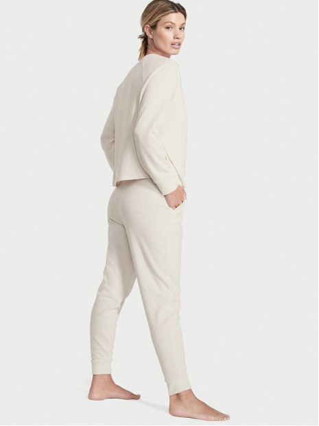 Піжама Glow Waffle Henley Jogger Set Victoria's Secret