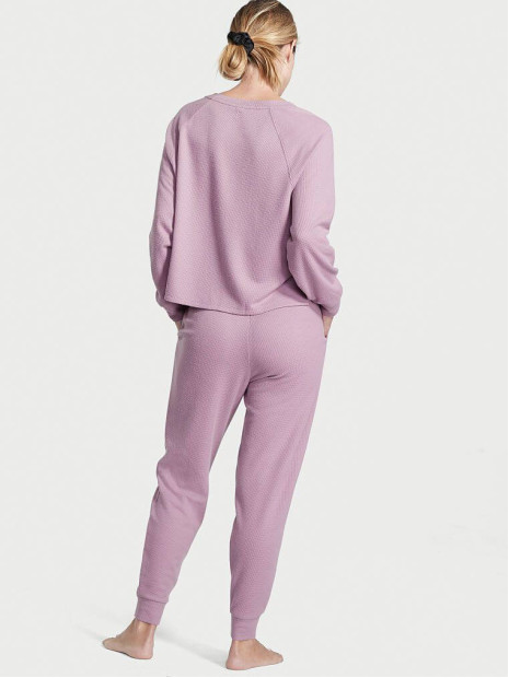 Піжама Glow Waffle Henley Jogger Set Victoria's Secret