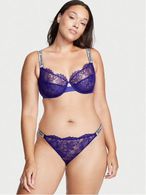 Трусики стрінги зі стразами Shine Strap Panty Victoria’s Secret
