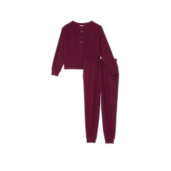 Піжама Glow Waffle Henley Jogger Set Victoria's Secret