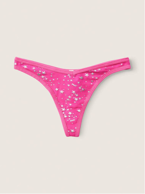 Бавовняні трусики танга Pink
