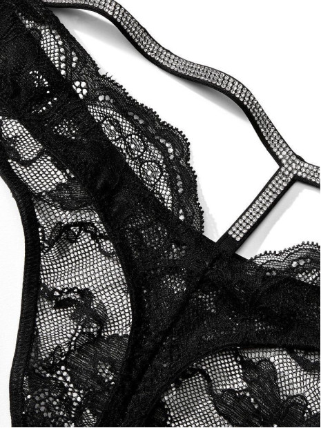 Трусики зі стразами VERY SEXY Shine Strap Cutout Back Thong Panty Victoria's Secret