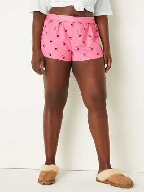 Домашні шортики Victoria's Secret PINK Flannel Boxy Pajama Shorts