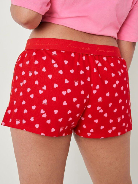 Домашні шортики Victoria's Secret PINK Flannel Boxy Pajama Shorts