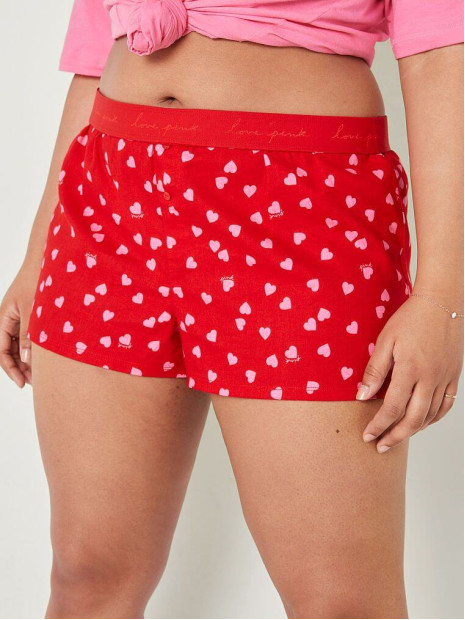 Домашні шортики Victoria's Secret PINK Flannel Boxy Pajama Shorts