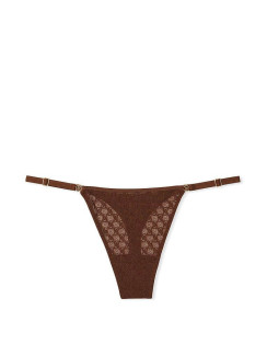 Вишукані стрінги Icon by Victoria's Secret Lace Adjustable String Thong Panty Victoria's Secret