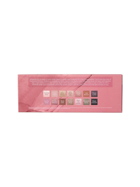 Палетка тіней Mally Beauty Best Dressed Lids, 14*1,2 г
