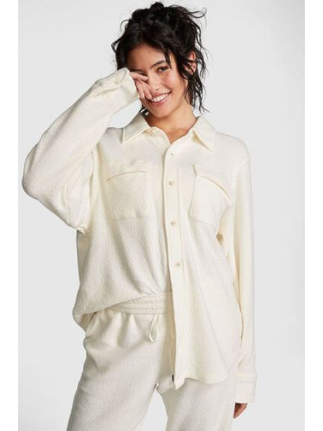 Флісова сорочка Reverse Fleece Shacket Victoria's Secret