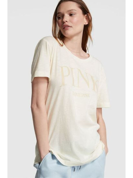 Футболка Short Sleeve Slub T-Shirt Victoria's Secret