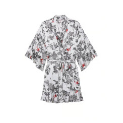 Сатиновий халат Victoria's Secret Satin Flounce Robe