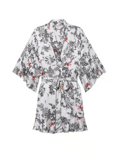 Сатиновий халат Victoria's Secret Satin Flounce Robe