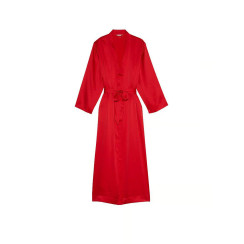 Сатиновий халат Victoria's Secret Satin Flounce Robe