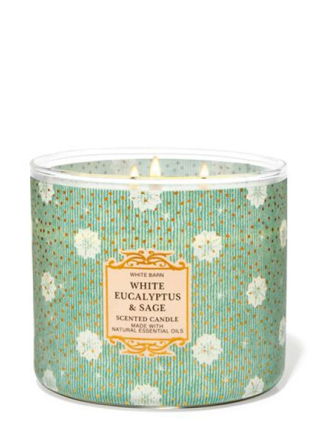Свічка White Eucalyptus & Sage Bath and Body Works