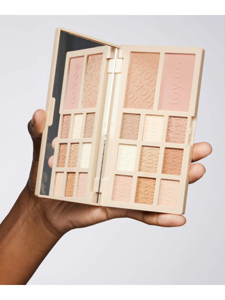 Палетка для макіяжу Toy Factory Sidekick One Face Palette, Essential Neutrals, 9*1.2 г, 2*5 г