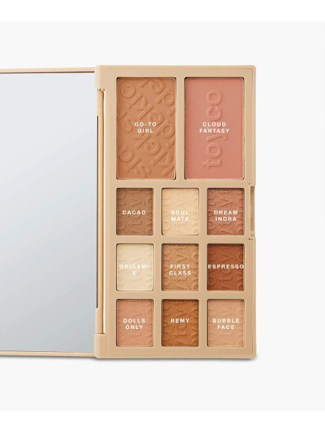 Палетка для макіяжу Toy Factory Sidekick One Face Palette, Essential Neutrals, 9*1.2 г, 2*5 г