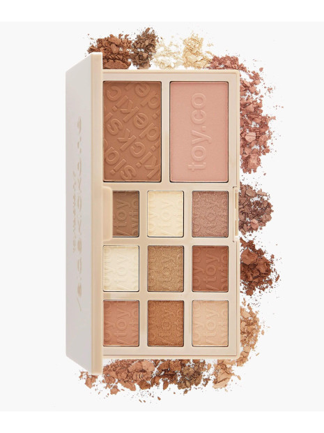 Палетка для макіяжу Toy Factory Sidekick One Face Palette, Essential Neutrals, 9*1.2 г, 2*5 г