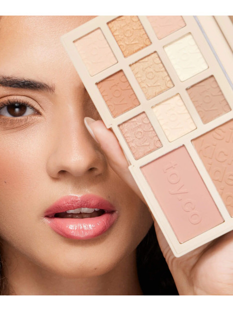 Палетка для макіяжу Toy Factory Sidekick One Face Palette, Essential Neutrals, 9*1.2 г, 2*5 г