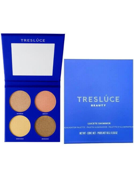 Палетка хайлайтерів Tres Luce Beauty Lucette Shimmer Highlighter Palette, 16 г