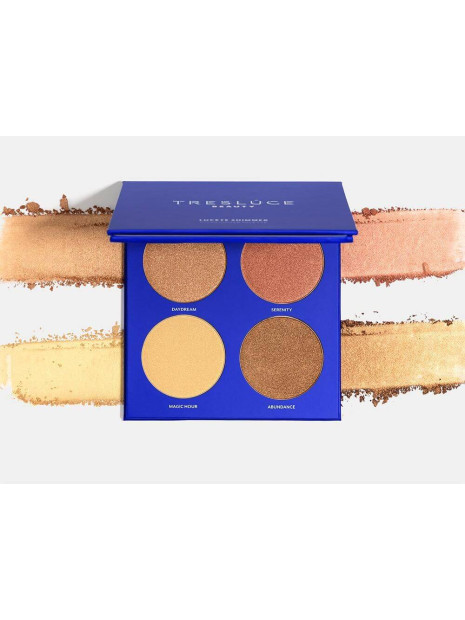 Палетка хайлайтерів Tres Luce Beauty Lucette Shimmer Highlighter Palette, 16 г