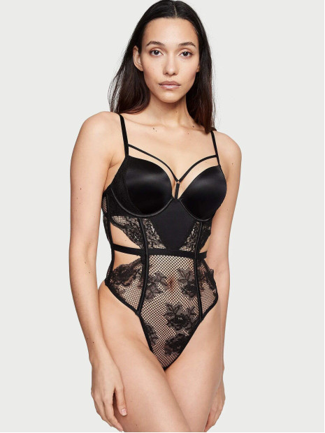 Тедді Bombshell Fishnet Floral Teddy Victoria's Secret