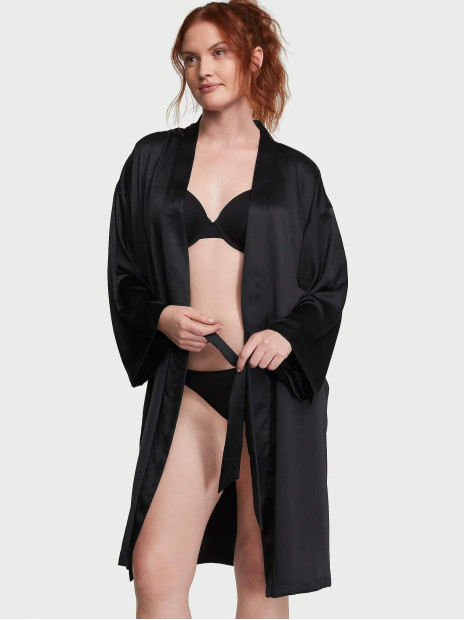 Сатиновий халат Victoria's Secret Satin Midi Robe