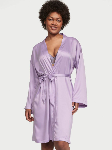 Сатиновий халат Victoria's Secret Satin Midi Robe