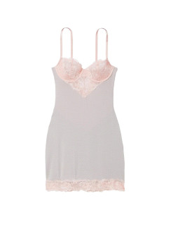 Пеньюар Modal & Lace Cupped Mini Slip Dress Set Victoria's Secret