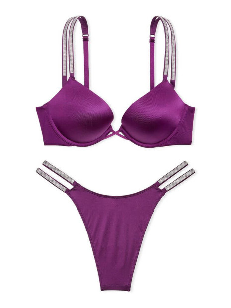 Комплект білизни з подвійним пушапом Bombshell Add-2-Cups Double Shine Strap Push-Up Victoria's Secret
