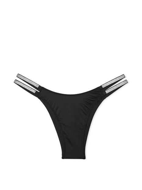 Трусики зі стразами Double Shine Strap Smooth Brazilian Panty Victoria's Secret