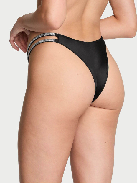 Трусики зі стразами Double Shine Strap Smooth Brazilian Panty Victoria's Secret Трусики зі стразами Double Shine Strap Smooth Brazilian Panty Victoria's Secret