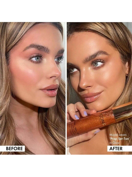 Міст-автозасмага для обличчя та тіла з ефектом шимера Iconic London Prep-Set-Tan Tanning Mist Glow 75 мл