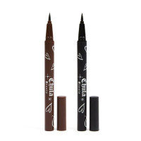Набір рідких підводок для очей CHULA BEAUTY Liquid Liner Duo - коричнева та чорна, 0.8 г х 2