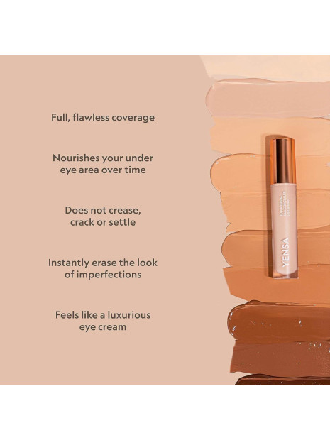 Консилер для обличчя з сироваткою Yensa Super Serum Silk Concealer - відтінок 1 Light