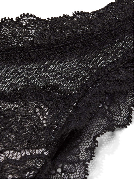 Мереживні трусики бразиліана DREAM ANGELS Smooth & Lace Brazilian Panty Victoria's Secret