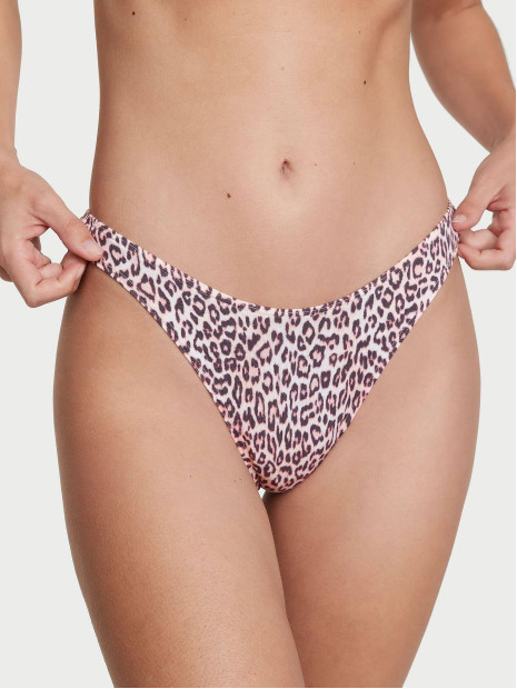 Трусики Stretch Cotton High-Leg Scoop Thong Panty Victoria`s Secret