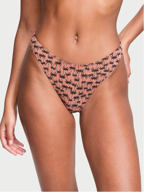 Трусики Stretch Cotton High-Leg Scoop Thong Panty Victoria`s Secret