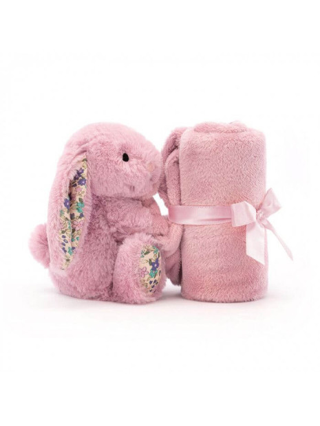 М'яка іграшка із серветкою зайчик ніжно-рожевого кольору 16 см Jellycat - BBL4BTPN М'яка іграшка із серветкою зайчик ніжно-рожевого кольору 16 см Jellycat - BBL4BTPN