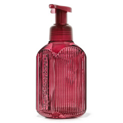 Прозорий диспенсер для мила Bath and Body Works - червоний
